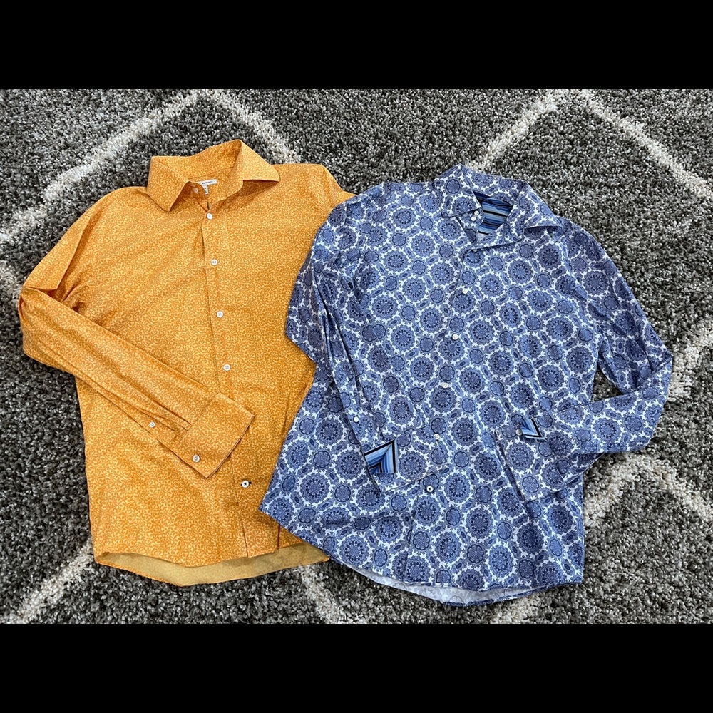Mens Banana Republic button downs, both size M